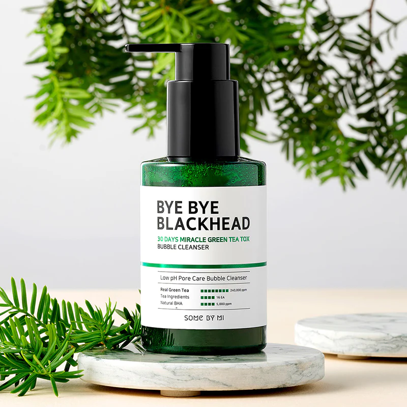 Some By Mi Bye Bye Blackhead 30 Days Miracle Green Tea Tox Bubble Cleanser